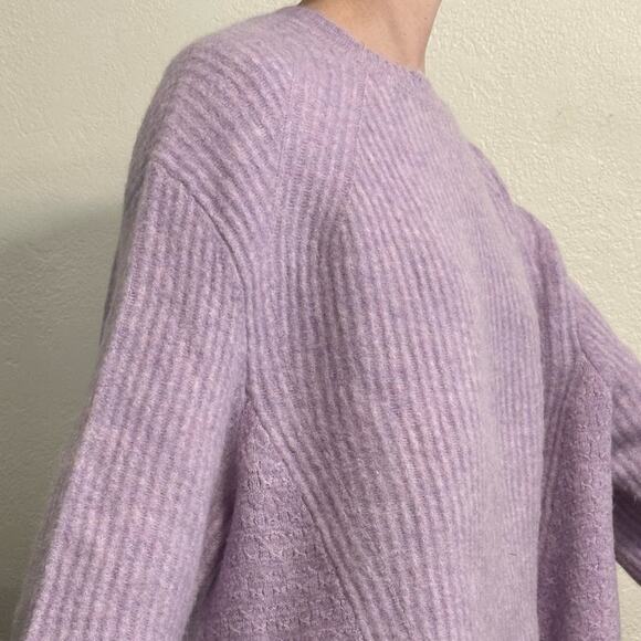 3.1 Phillip Lim Lofty Lilac Sweater size S Oversized Embroidery detail - Picture 7 of 12